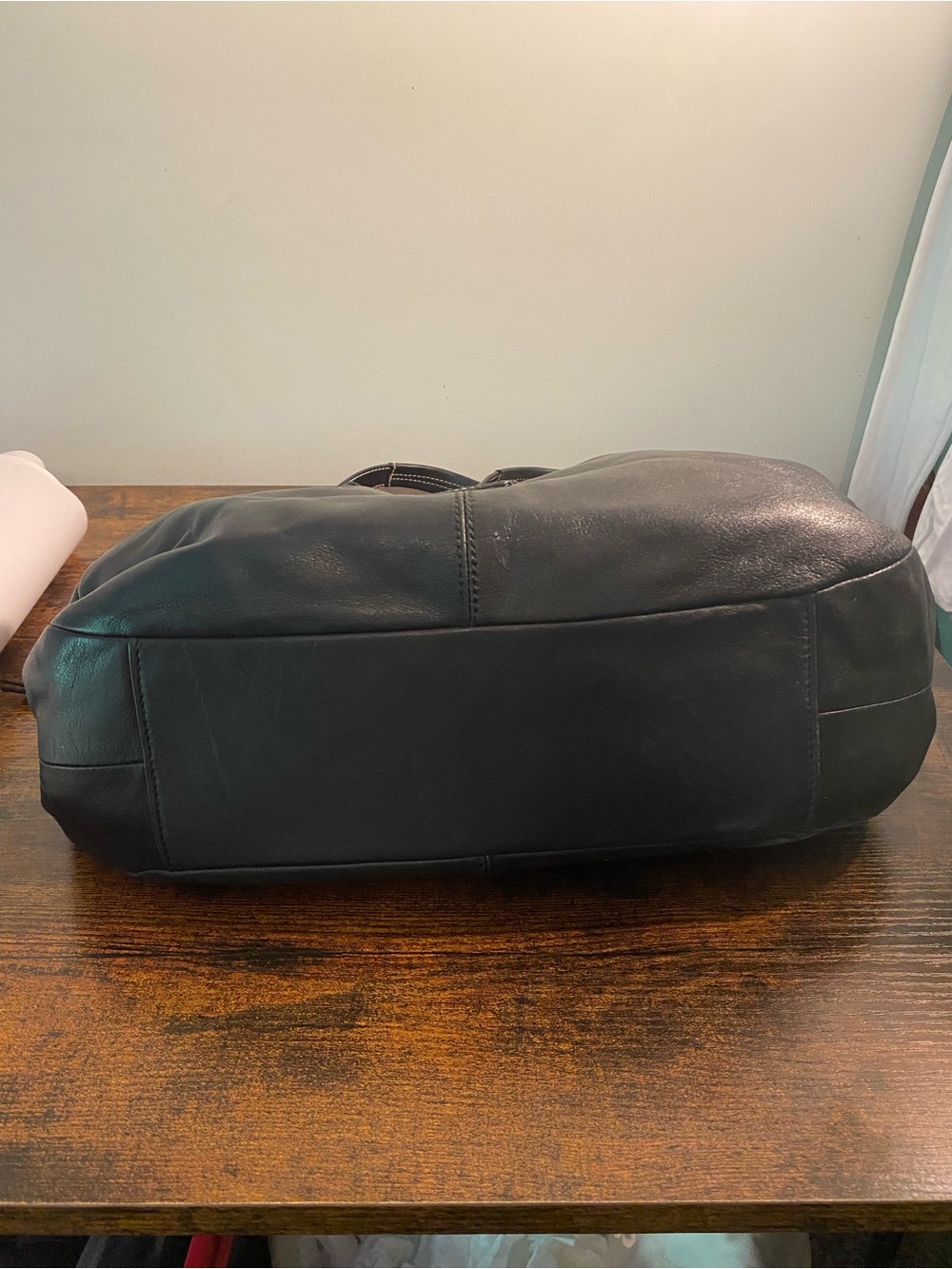 Coach Black Large Soho Leather Buckle Shoulder Bag - Picture 5 of 15
